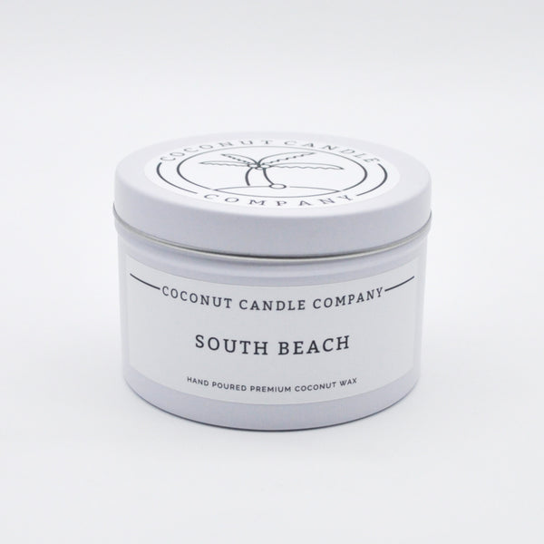 south beach coconut wax candle