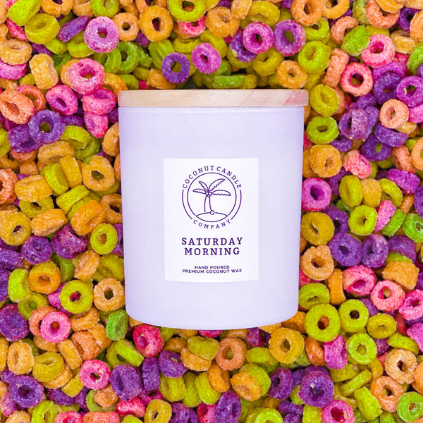 saturday morning coconut wax candle