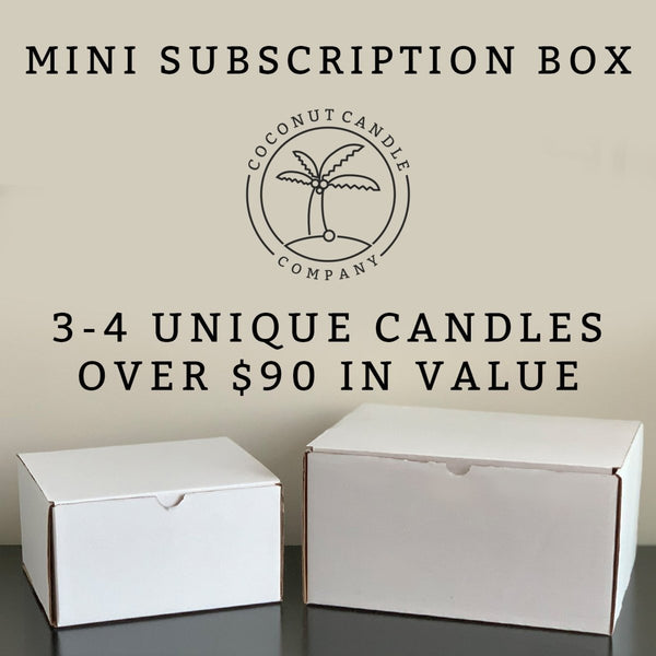 Mini Subscription Box - Coconut Candle Company